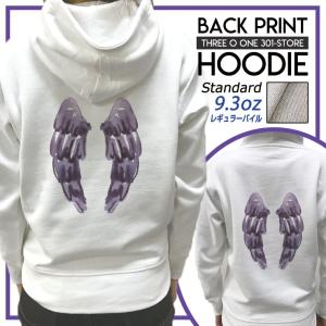 パーカー メンズ フード付き スウェット プルオーバー 長袖 バック