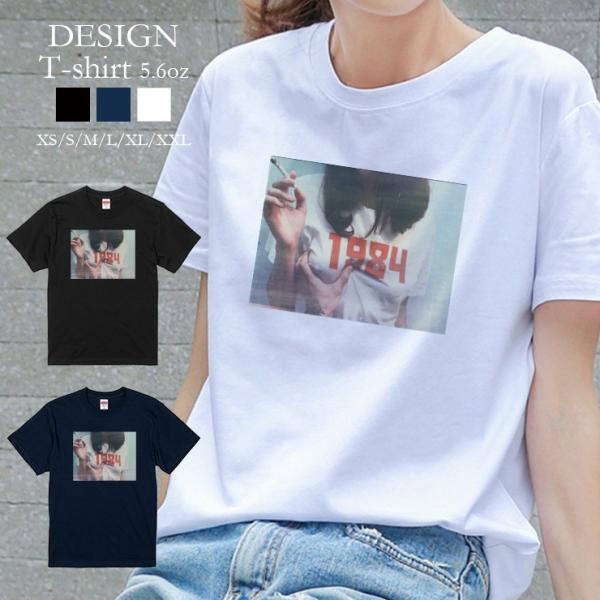 Tシャツ レディース 半袖 トップス 男女兼用 セクシー ガール タバコ smoking ビンテージ...