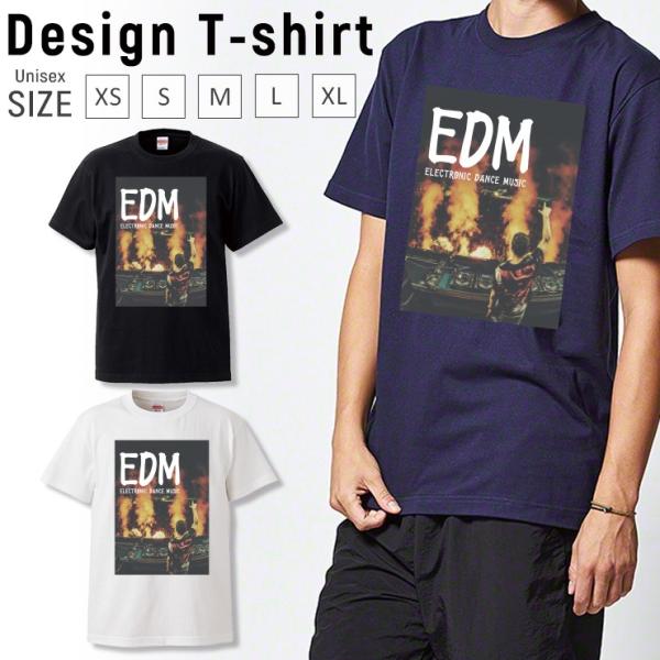 Tシャツ メンズ レディース 半袖 高品質 EDM ELECTRONIC DANCE MUSIC ロ...