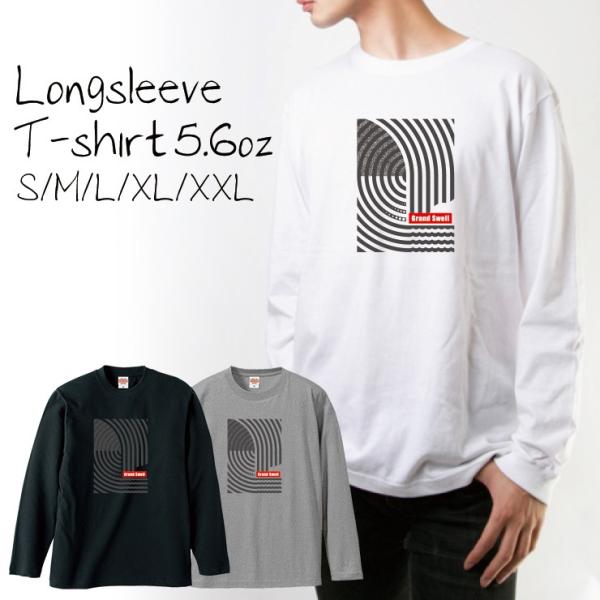 Tシャツ ロンT 長袖 メンズ GrandSwell BOXロゴ チューブライディング WAVE 西...