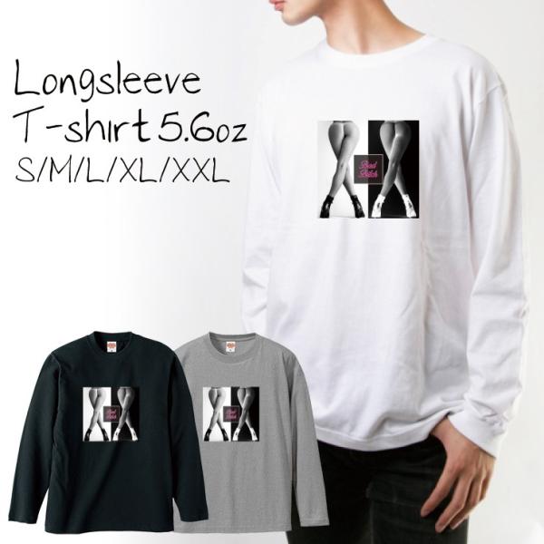 Tシャツ ロンT 長袖 メンズ Bad Bitch バッドビッチ SEXY セクシーガール Ass ...