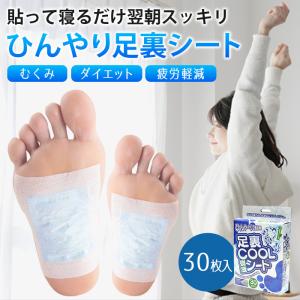 足裏シート 冷却 ひんやり 就寝時 樹液シート 老廃物 フットケア 大