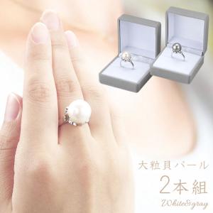 パール リング 7-7.5mm アコヤ真珠 指輪 シルバー925 ジルコニア付 3