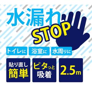 2個セット 貼り直し簡単水漏れテープ 全長250cmの詳細画像2
