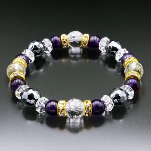 クーポン発行中／七福神 大開運ブレス ブレスレット 天然石 ローズ