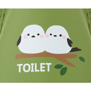 シマエナガ柄 トイレスリッパ 前開き 拭ける ...の詳細画像5