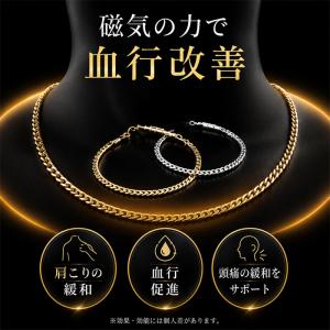 磁気ネックレス 医療機器 肩こり 血行改善 お...の詳細画像3