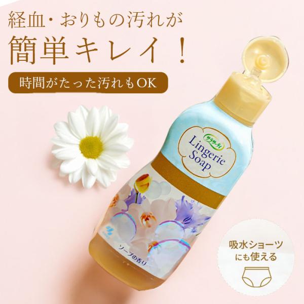 サラサーティ ランジェリー用洗剤 経血・おりもの用 ソープの香り 120mL