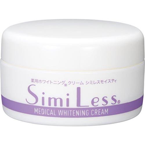 【医薬部外品】薬用ホワイトニングクリーム シミレスモイスティ　50g　（５個セット）薬用 クリーム ...