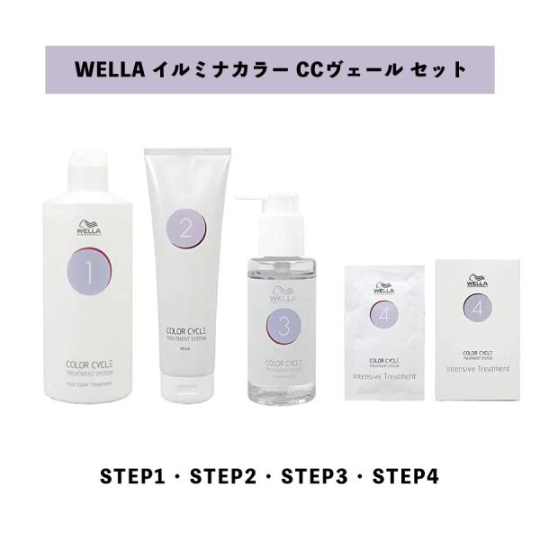 【 CCヴェール STEP 1 ~ 4 セット 】 WELLA ウエラ イルミナカラー CCヴェール...