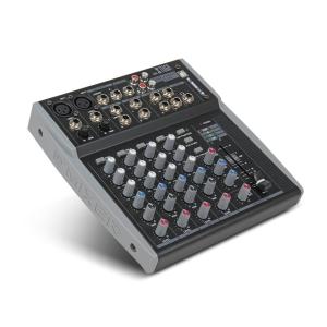 Xtuga MX8 8Channels 3バンドEQオーディオミュージックミキサーUSB XLR LINE入力ミキサーコンソールDJミキサーDJステー