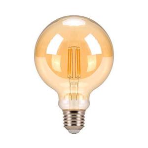 LEDフィラメント電球G95 4Wエジソン電球 復古金電球 E26口金 2700K電球色は