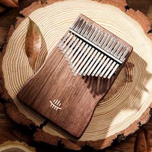 カリンバ 親指ピアノ くるみ 17 keys