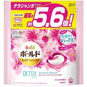 ボールド 洗濯洗剤 ジェルボール 洗濯水をデトックス 癒しのプレミアムブロッサム 詰め替え 大容量 90個約5.6倍