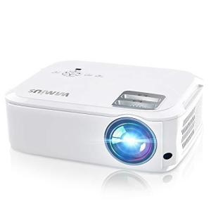 WiMiUS プロジェクター 5800lm 1080PフルHD 1920×1080リアル解像度 ホームプロジェクター 300インチ大画面 二つ内蔵HI
