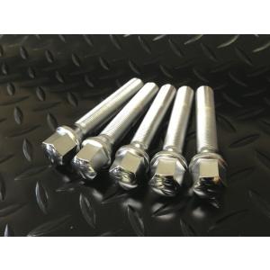 ベンツW257/W218/W219用 JAMEX ボルト クローム M14×1.5 60°テーパー ...