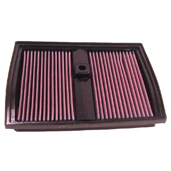 K&amp;N ベンツ Sクラス W220 エアフィルター(リプレイスメントフィルター)純正交換タイプ S6...