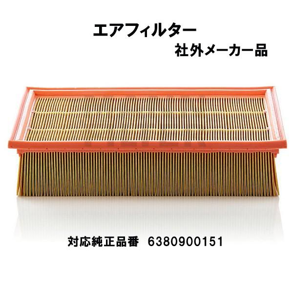 社外メーカー品　エアフィルター ベンツ Vクラス W638 V230/280　対応純正品番：6380...