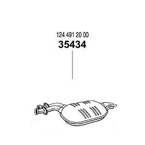 ARM センターマフラー ベンツ Eクラス W124 300CE/320CE (24V) クーペ用 ...