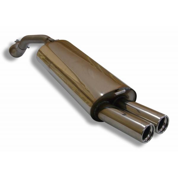 AUDI A3 (8L) FF用リアマフラー 76mmダブル FOX製