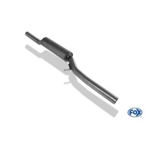 AUDI S3 (8L) 1.8 4WD用フロント＋リアマフラー 76mmダブル 左右 FOX製