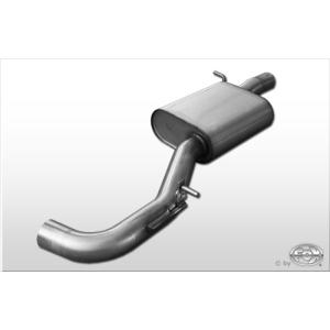 AUDI A3 (8P) 3ドア 3.2クワトロ用センター＋リアマフラー 90mm 斜め ダブル F...