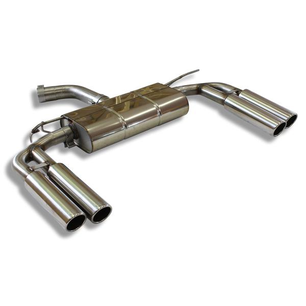 AUDI A3 (8V) セダンFF 1.4TFSI用リアマフラー 80mm 斜め ダブル 左右 F...