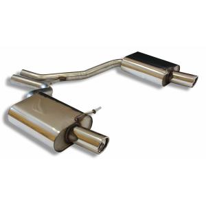 アウディA4アバント7bマフラー AUDI A4 (8E B7) セダン/アバント FF 1.8T用リアマフラー 90mm 斜め