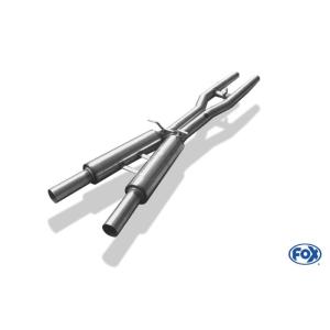 AUDI S4 (8E B6) セダン/アバント 4.2用センターマフラー FOX製