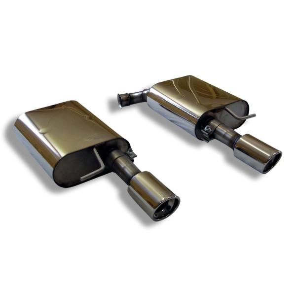 AUDI A6 (4F) セダン/アバント FF/クワトロ用リアマフラー 90mm 斜め 左右 FO...