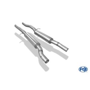 AUDI A6 (4F) セダン/アバント クワトロ用フロントマフラー FOX製