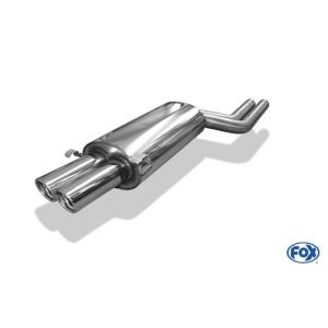 AUDI A8 (4D) クワトロ ホイールベース2880mm車用リアマフラー 76mm 斜め ダブ...