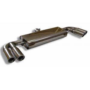 AUDI TT (8J) クーペ/ロードスター FF用リアマフラー 80mm 斜め ダブル 左右 F...