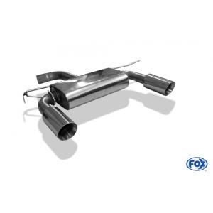 アウディ TT クワトロ 8J 3.2L 08-09 エキゾースト マフラー : X-RATED