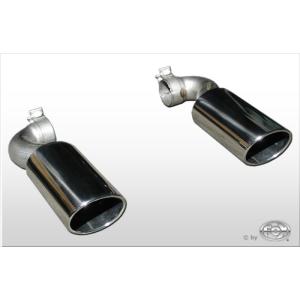 AUDI Q7 (4L) クワトロ 3.6FSI/4.2FSI用マフラーカッター 129×106mm...