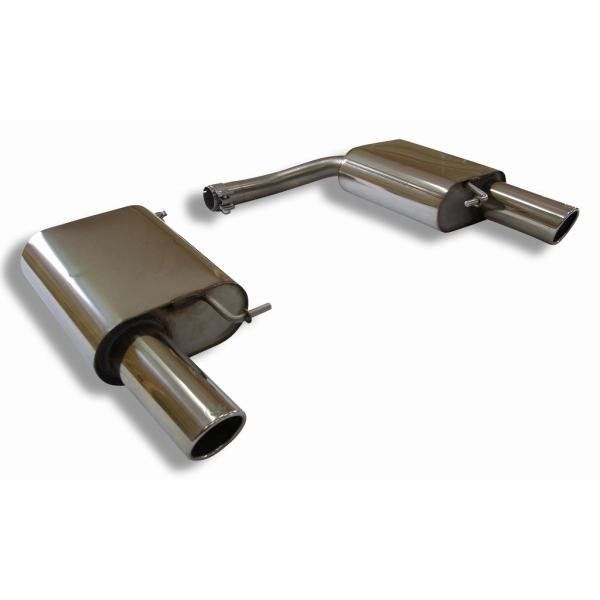 AUDI Q5 (8R) クワトロ用リアマフラー 90mm 斜め 左右 FOX製