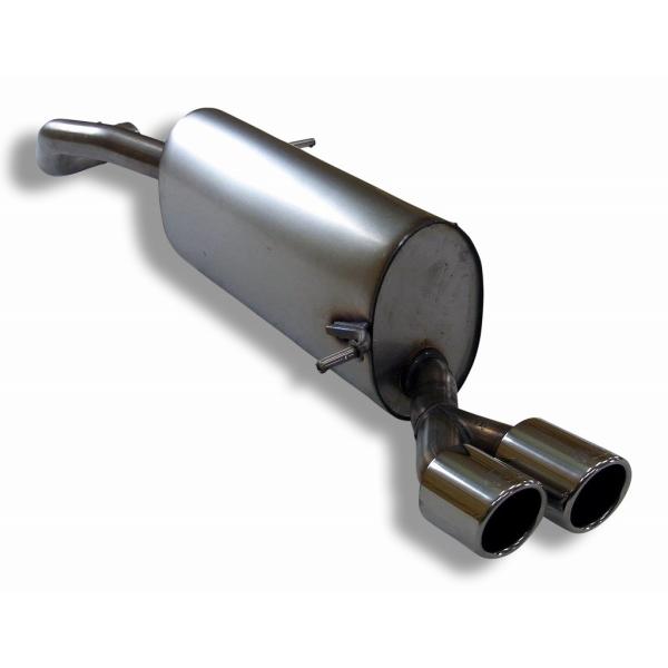 AUDI A1 (8X) 3ドア/スポーツバック(5ドア)用リアマフラー 80mm 斜め ダブル F...