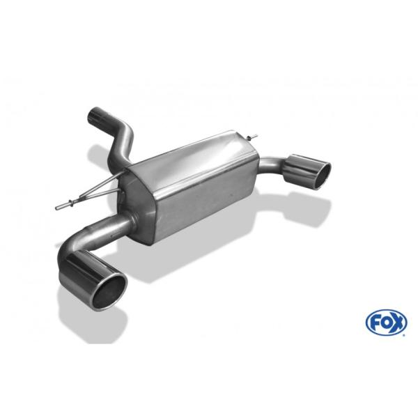 BMW 1シリーズF20 (M140i -1S30）用　100mm 斜め 左右　リアマフラーFOX製