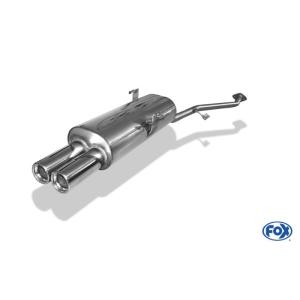 BMW 3シリーズ E30 318i -A18 リアマフラー 76mmダブル FOX製