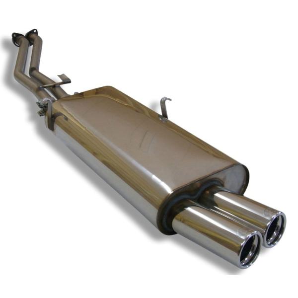 BMW 3シリーズ E30 320i/325i リアマフラー 76mmダブル FOX製