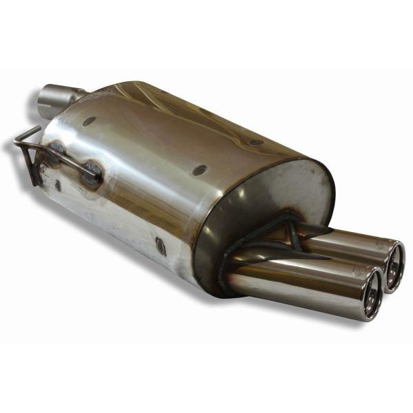 BMW 5シリーズ E39 セダン 525i/528i リアマフラー 76mm ダブル FOX製