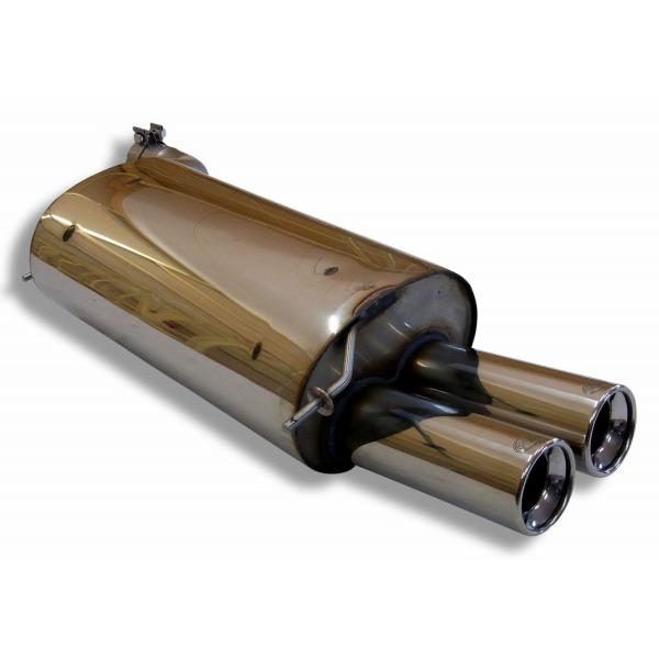 BMW 7シリーズ E65 735i/745i/745Li リアマフラー 90mm ダブル FOX製