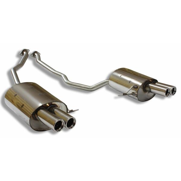 BMW E53 X5 3.0i/4.4i リアマフラー 76mm ダブル 左右 FOX製