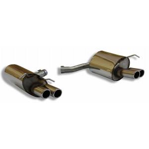 ベンツ Eクラス W207カブリオレ（V6/2013年まで）用リアマフラー 70mm 斜め ダブル ...