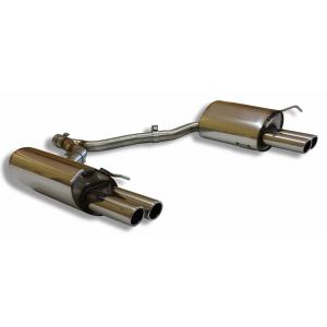 ベンツ Eクラス W207クーペ（4気筒/2013年まで）用リアマフラー 70mm 斜め ダブル 左...