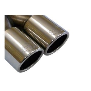 ベンツ Eクラス W207クーペ（V6/2013年まで）用リアマフラー 70mm 斜め ダブル 左右...