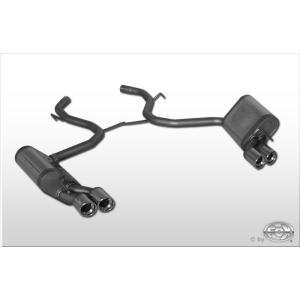 ベンツ SLクラス R230 SL350（2006年11月-2008年4月）用リアマフラー 80mm...