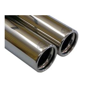 ベンツ CLSクラス W219クーペ CLS350/500用リアマフラー 90mm ダブル 左右 F...