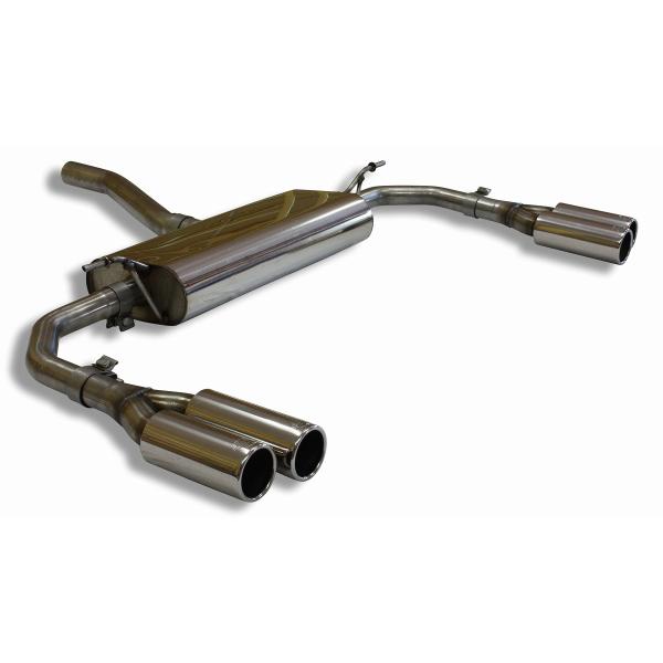 ベンツ CLAクラス C117/X117(2016年8月まで）用リアマフラー 80mm ダブル 左右...