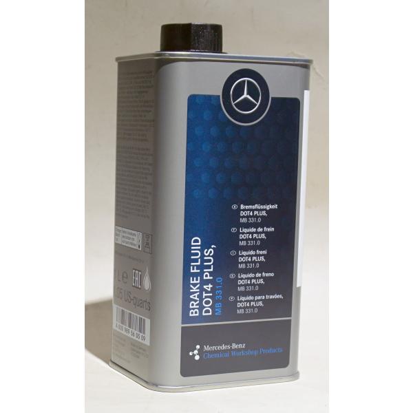 メルセデスベンツ純正 ブレーキオイル(DOT4) 1L　000989560509